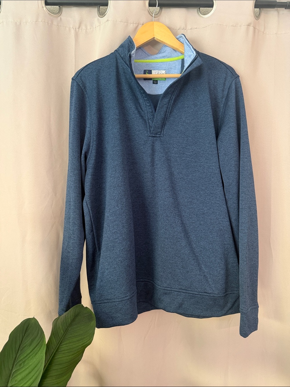 Tailorbyrd Navy and Lime Performance Jacket